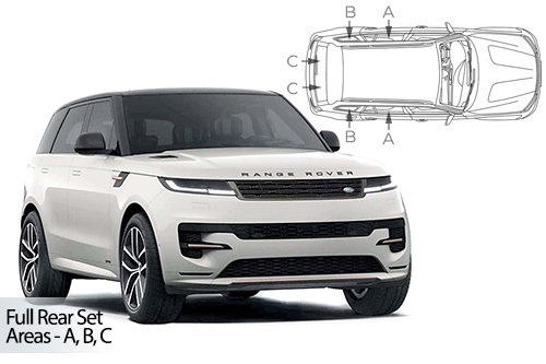 Car Shades - Land Rover Range Rover Sport 2023> Full Rear Set