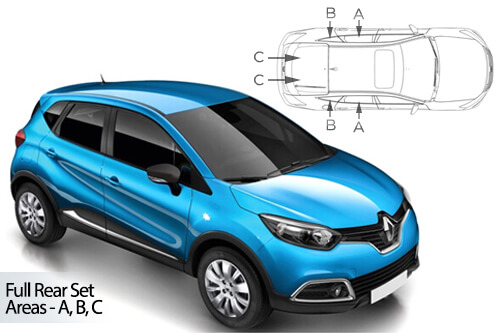 Set Car Shades Renault Captur 5 portes 2013
